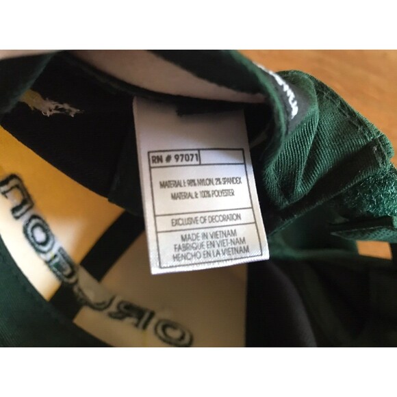 Oregon Ducks Baseball Hat Adjustable Strap Green Gold Captivating Headwear - Picture 9 of 10